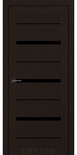 Межкомнатные двери CityLine Express DENVER korfad-express-denver-venge-klasik-bravo-collection-s-cernym-steklom